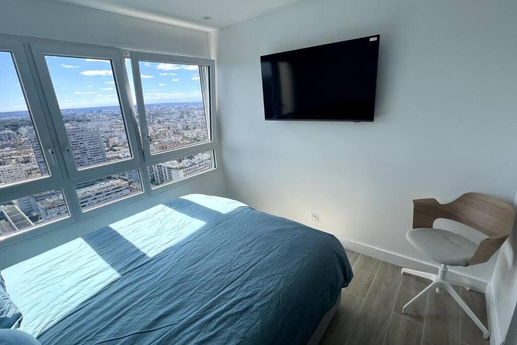 Nice Apartment With Amazing View Of Paris + Parking Екстер'єр фото