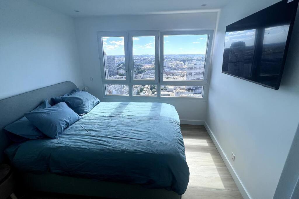 Nice Apartment With Amazing View Of Paris + Parking Екстер'єр фото