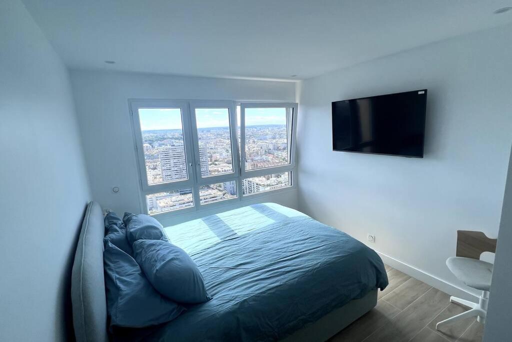 Nice Apartment With Amazing View Of Paris + Parking Екстер'єр фото