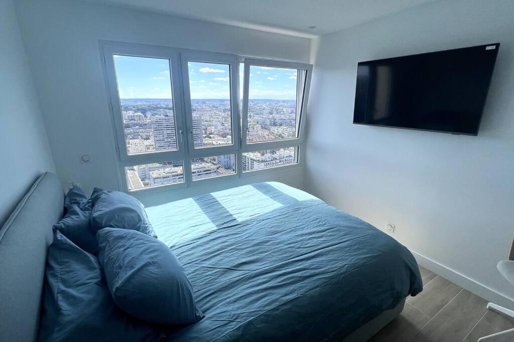 Nice Apartment With Amazing View Of Paris + Parking Екстер'єр фото