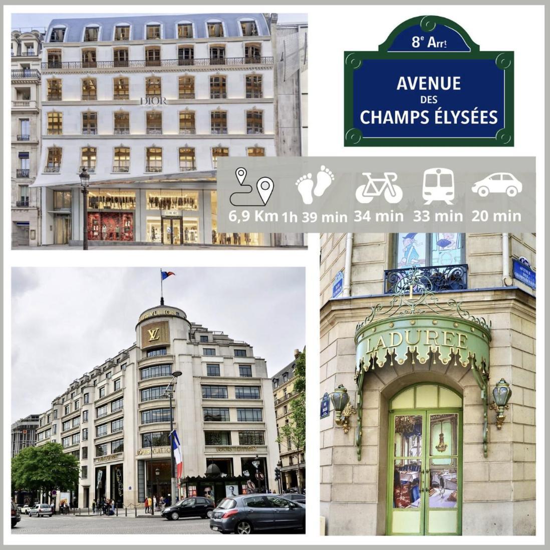 Nice Apartment With Amazing View Of Paris + Parking Екстер'єр фото